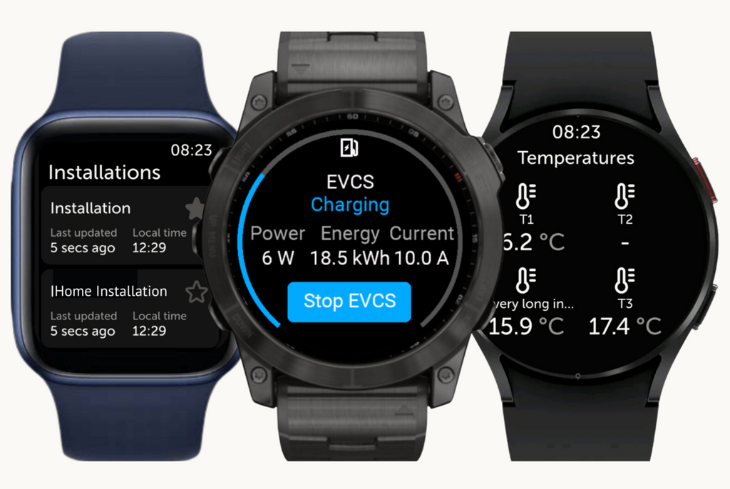 Gardez le Contrôle de Votre Système solaire Victron avec VRM sur Montre Connectée